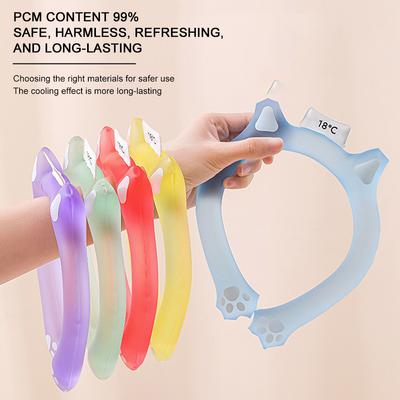Neck Cooler Summer Cooling Neckband Reusable Icy Cooling Neck Tube Portable Outdoor Sports Lasting Cool Neck Cooler for Summer