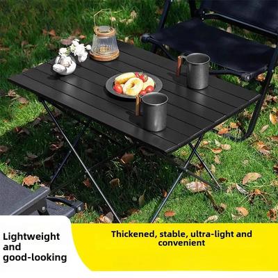 NEW Outdoor Folding Table Integrated Egg Roll Camping and Chair Picnic Stall Full Set of Equipment Supplies Self-driving Tour