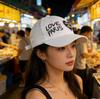 New Love Letter Embroidered Baseball Cap Women's Spring New Couple Versatile Sun Hat Men's Face Small Cap