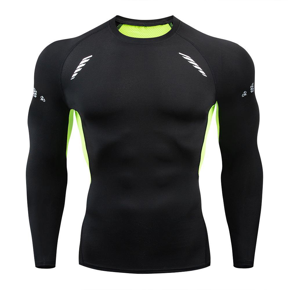 Men's Tight Long Sleeve Fitness Shirt
