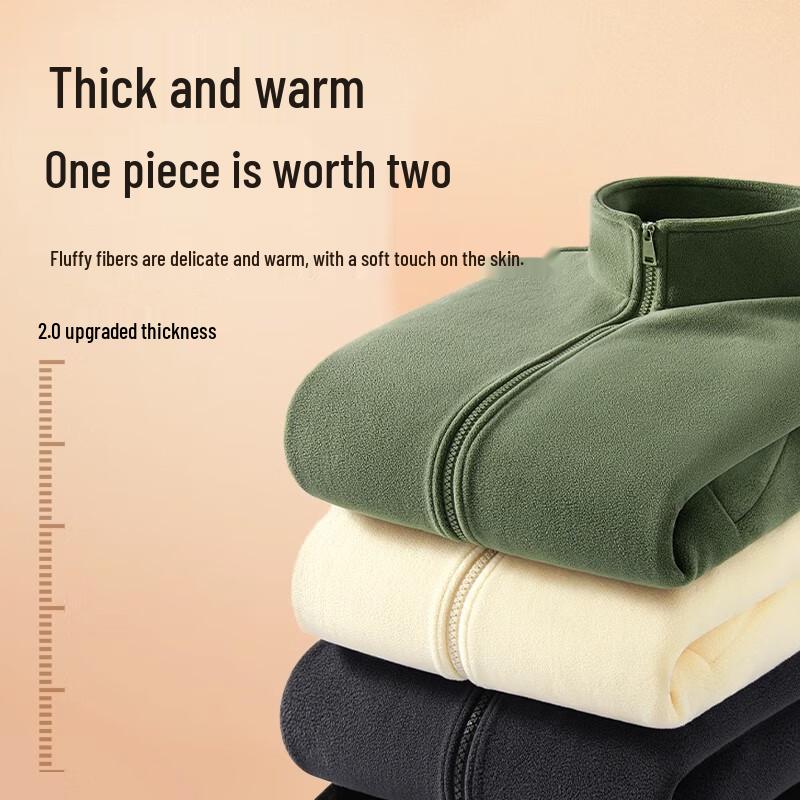 Miniso Men's Thickened Fleece Jacket