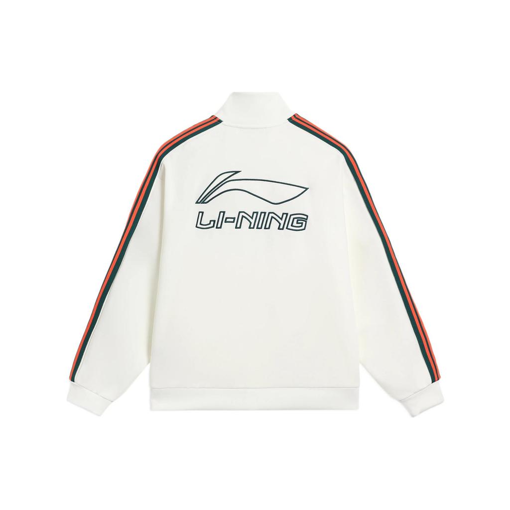 Kurtka z kolekcji mody sportowej Li Ning Unisex Biała AWDS915-5