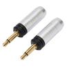 3.5mm Repair Plug Solder Type Gold Plated Replacement Mono Male 3.5mm Plug for   Clear Mg Celestee Stellia