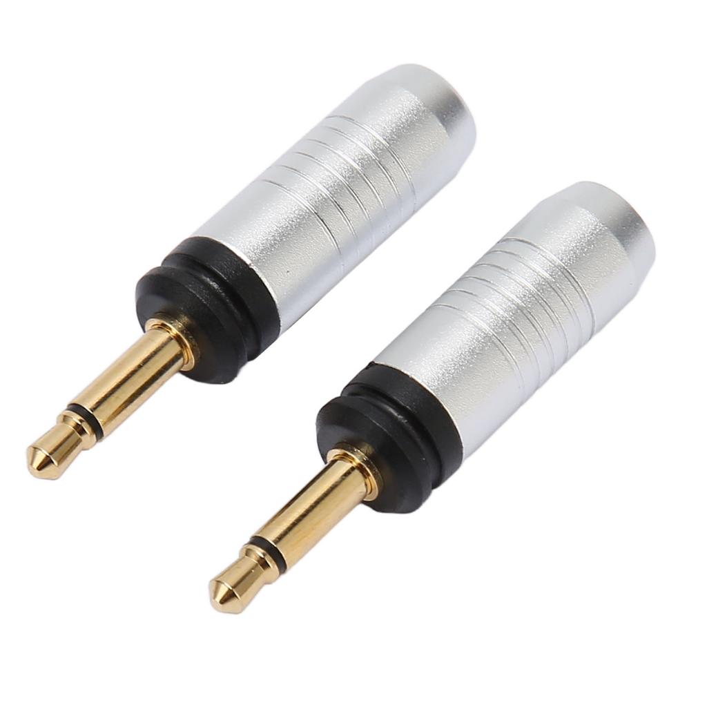 3.5mm Repair Plug Solder Type Gold Plated Replacement Mono Male 3.5mm Plug for   Clear Mg Celestee Stellia