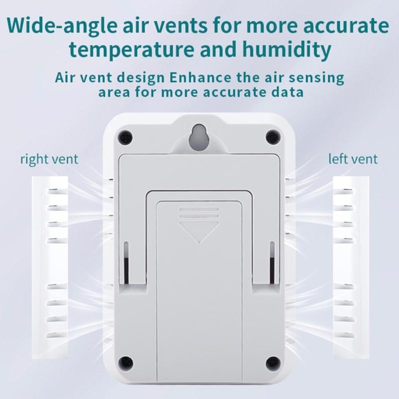 High Precisions Indoor Thermometers Hygrometer Fast Responses Double Display Humidity Temperature Monitor Easy Read