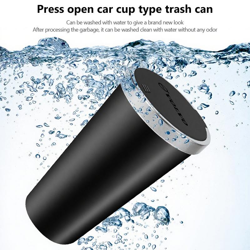 Car Center Console Garbage Bin Storage Trash Can Cup Holder For Volvo S60 S80 S90 C30 XC40 XC60 XC70 XC90 V40 V60 V90 T6 JG0