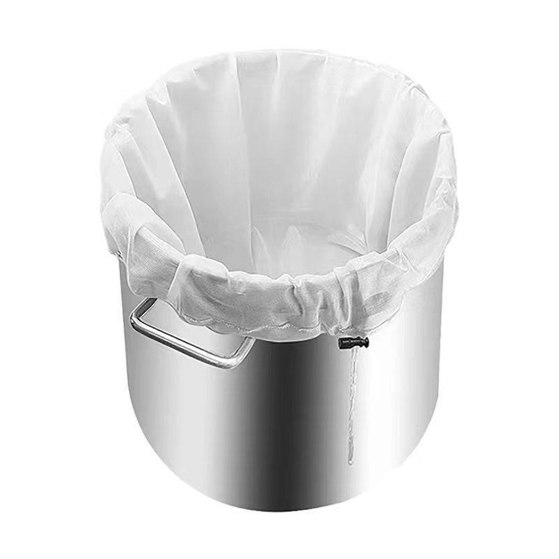 Extra Large Reusable Mesh Drawstring Bag for Fruit & Hops Brewing