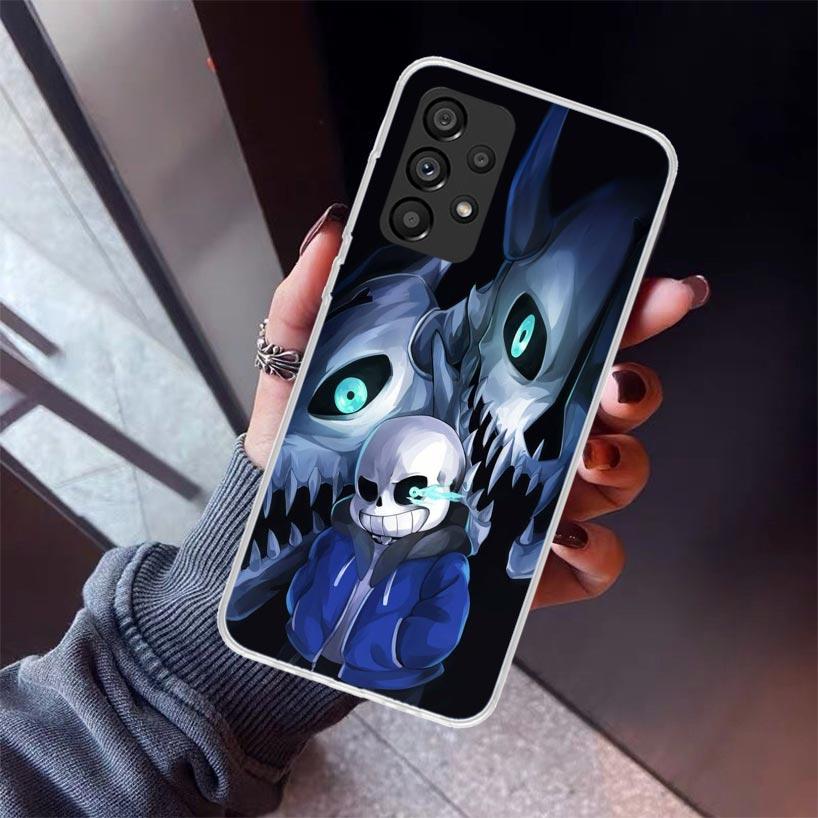 Undertale Papyrus Sans Doggo Phone Case For Samsung Galaxy A17 A16 A15 A14 A13 A57 A56 A55 A54 A53 A37 A36 A35 A34 A33 A26 A25 A