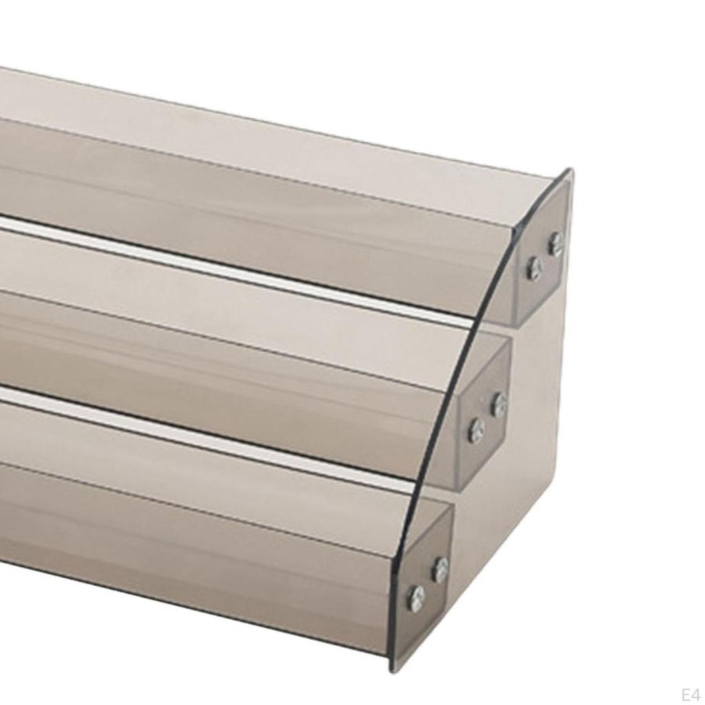 Acrylic Riser Display Rack for Nail Polish and Makeup Organization