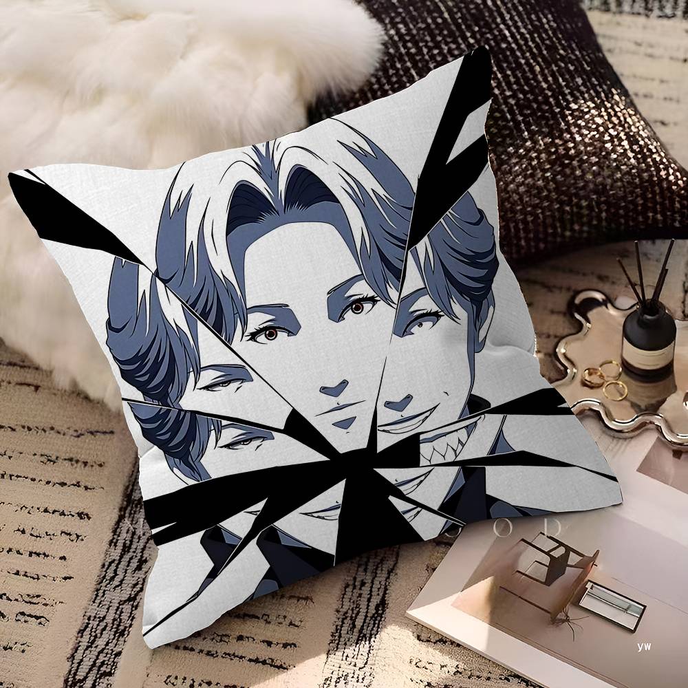 N-Naoki Urasawa S Monster Cushion Cover Inches Farmhouse Decor Home Throw Pillow Covers For Couch Decorations