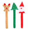 Christmas Cartoon Plush Slap Bracelet - Cute Japanese & Korean Big Head Wristband Gift