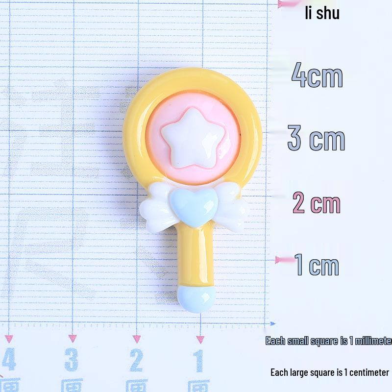 Fairy Wand Resin Hair Tie & Sticker Set