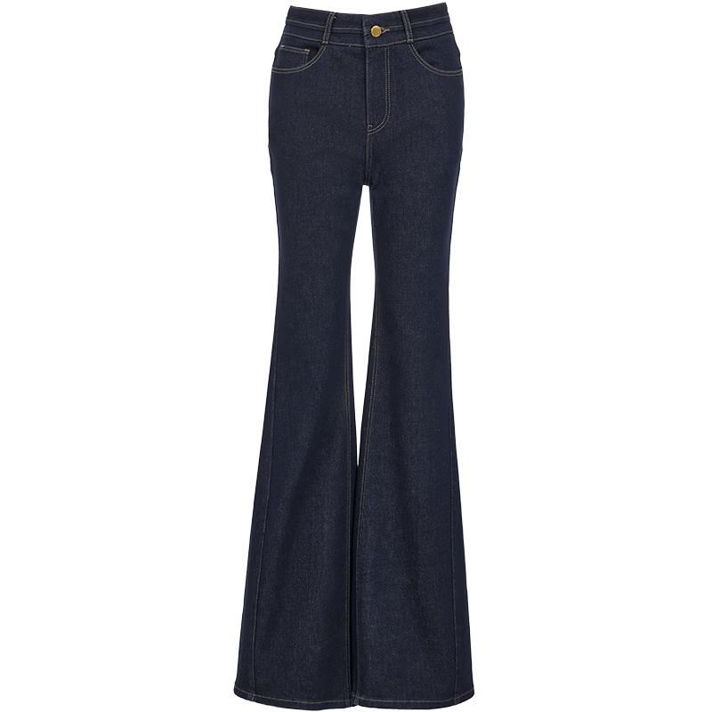 VEROMODA Women's High-Waist Micro-Flared Jeans