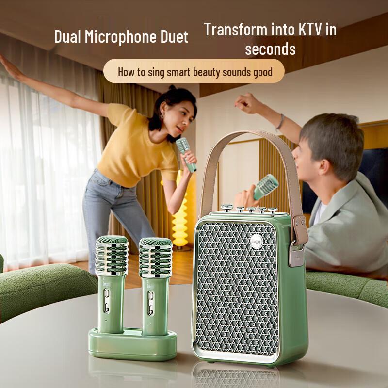 Portable Karaoke Bluetooth Speaker System