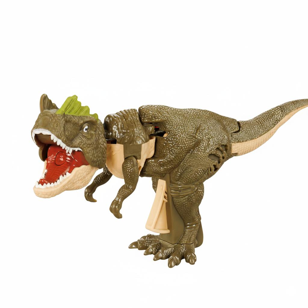 

Dinosaur Action Figure, T-Rex Model with Sound, Movable Joints, Kids Interactive Toy, Dinosaur Collection Gift коричневый