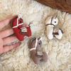 High-End Knitted Yarn Foam Horse Brooch - Cute Cartoon Fashion Accessory