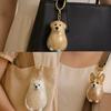 Dog Hair Storage Cute Pendant Keychain Bag Pendant Couple Car Key Chains Jewelry Souvenir Collection Gift Decoration Accessories