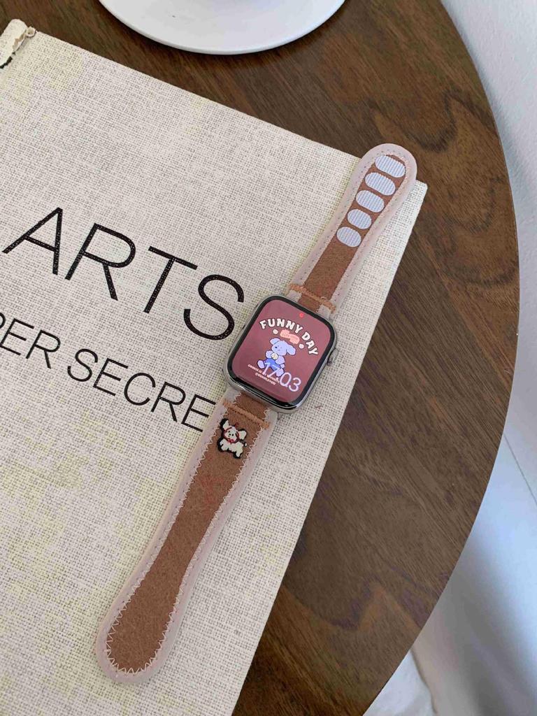 Nylon Velcro Loop Strap for Apple Watch Series 5-9, SE, Compatible with iWatch 7-8