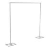 3 Meter X 3 Meter Heavy Duty Durable Metal Wedding Arbour Garden Backdrop Curtain Flower Stand Decorative Arch Frame