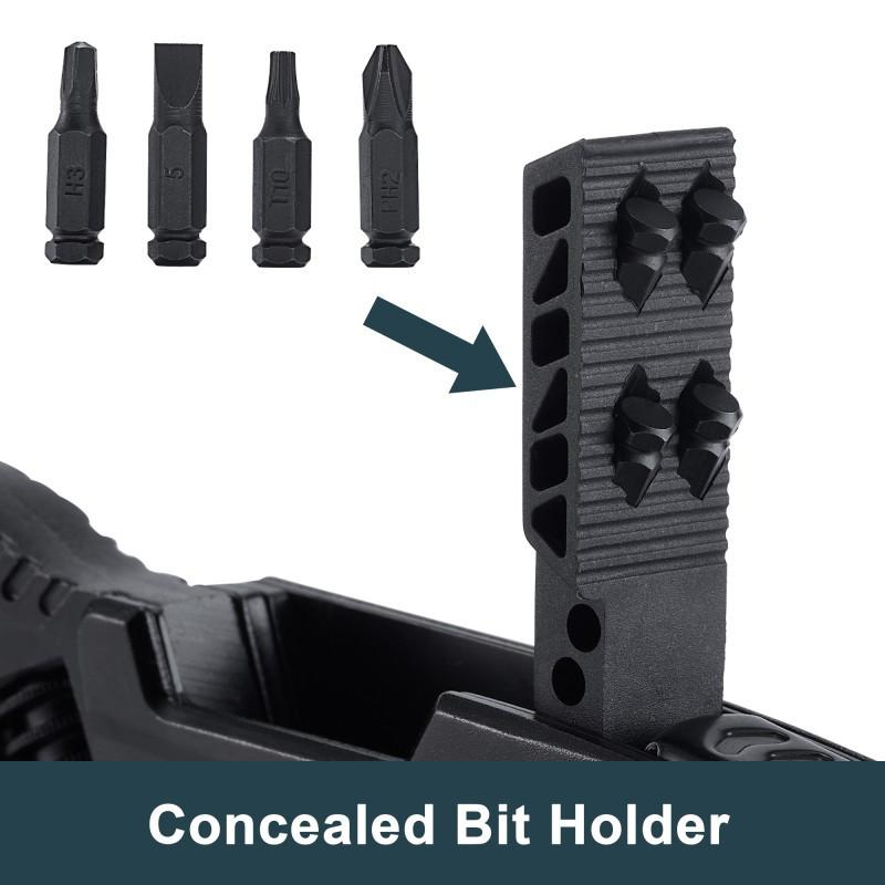 19-In-1 Multifunctional Tool Wrench - Compact and Durable Aluminum Alloy with Pliers, Wire Pliers, Saw, Bottle Opener, Etc. - Black