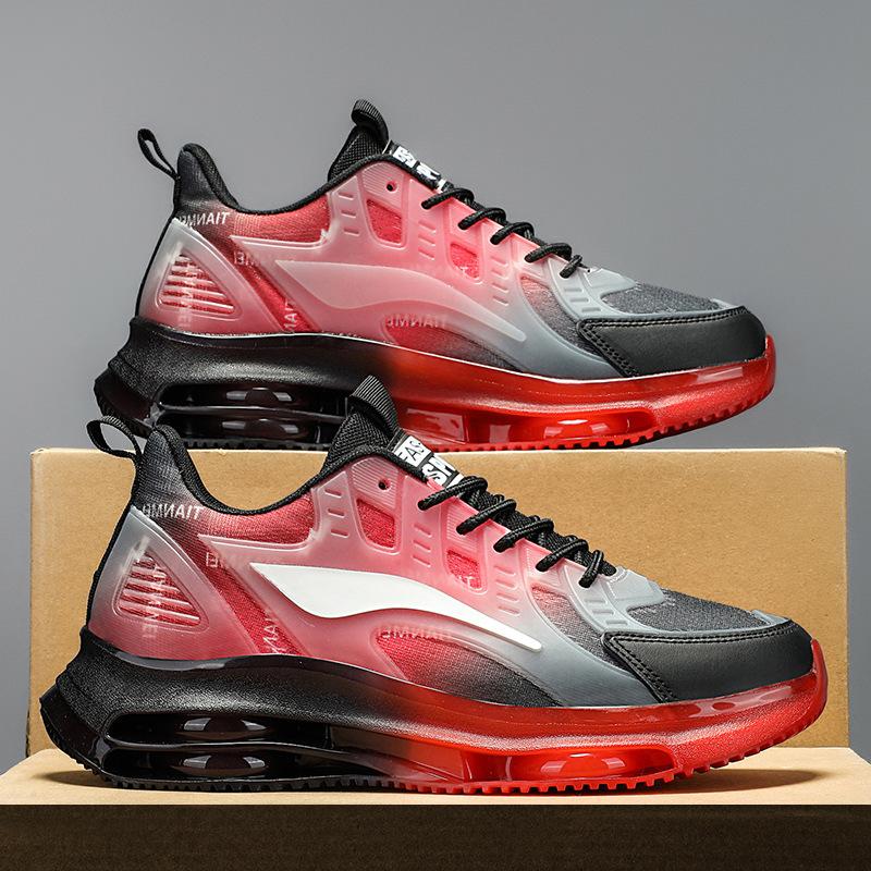 

Men s shoes 2024 spring new trendy casual versatile thick-soled mesh breathable running heightening men s dad trendy shoes 36