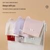 Women's Mid-Waist Breathable Cotton Underwear with Mulberry Silk Crotch and Antibacterial Seamless Design