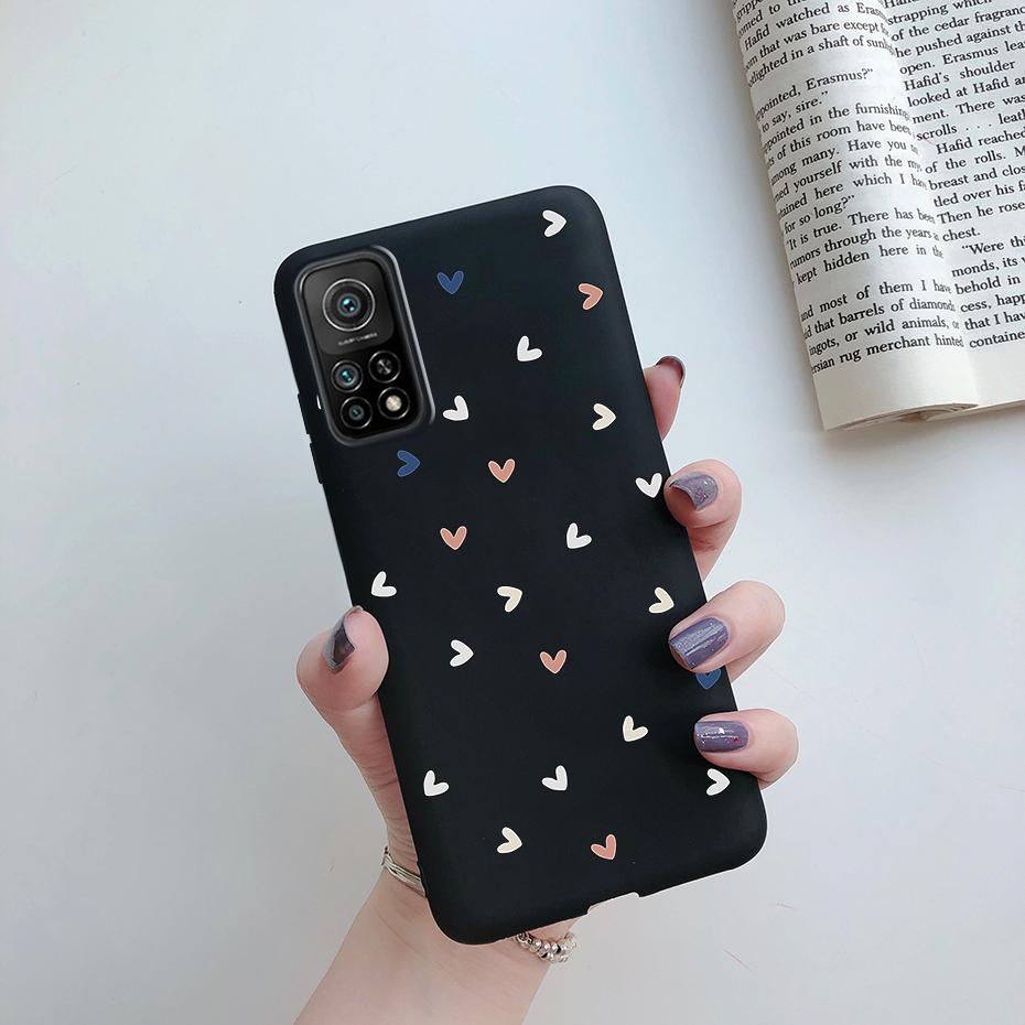 For Xiaomi Mi 10T Pro Case Cute Funda Silicone Matte TPU Soft Back protective Cover For xiaomi mi 10t 10tpro mi10T 10 t pro Case