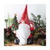 Gnome Holding Christmas Tree Ornaments Garden Microlandscape Decor Resin Crafts Santa Claus Statue Christmas Home Decoration