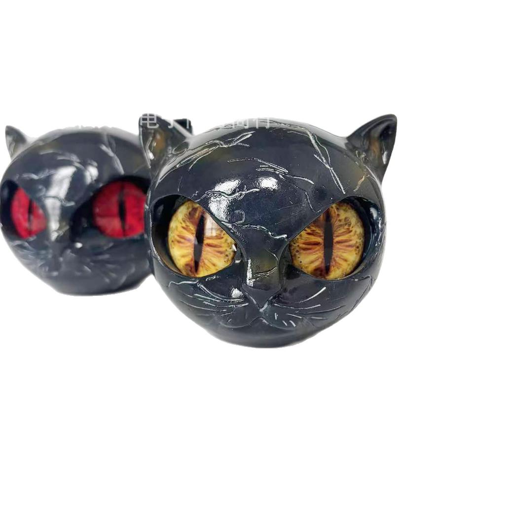 New Luxury Black Cat Stone Sculpture Luxury Black Cat Stone Resin Ornament