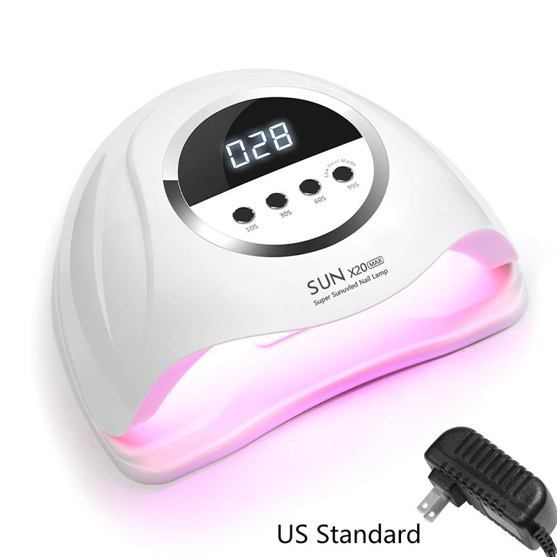 320W Led Uv Lamp Dryer For Nails Gel Polish Drying Lamp With 4 Timer Setting Auto Sensor Professional Nail Light For Nail Salon