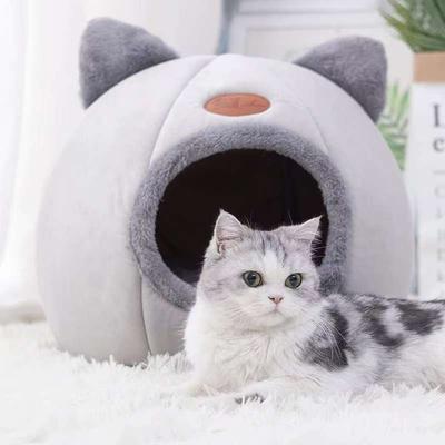 Nový Hlboký Spánok Pohodlie V Zime Mačací Posteľ Iittle Podložka Košík Malý Psí Domček Produkty Domáce Zvieratá Stan Útulná Jaskyňa Hniezdo Vnútorný
