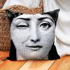 Polyester Girl Face Cushion Cover Beauty Pillow Case Home Cushion Cover Suitable For Office Sofa Car Suitable For All Seasons