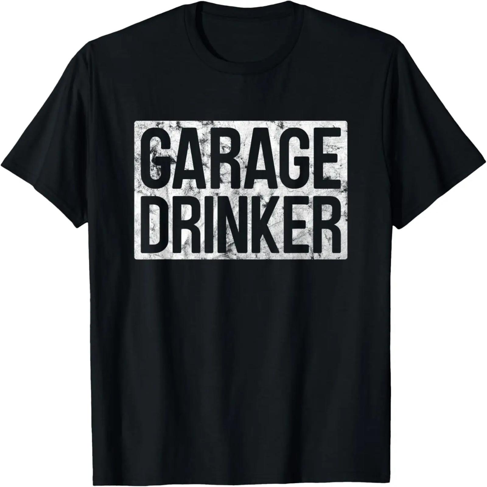 

Garage Drinker Retro Vintage Distressed T-Shirt XXXXXL чёрный