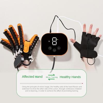 Rehabilitačné robotické rukavice Starší ľudia Mŕtvica Hemiplegia Tréner piatich prstov Inteligentné rehabilitačné tréningové zariadenie na ruku 27 * 24 * 7cm