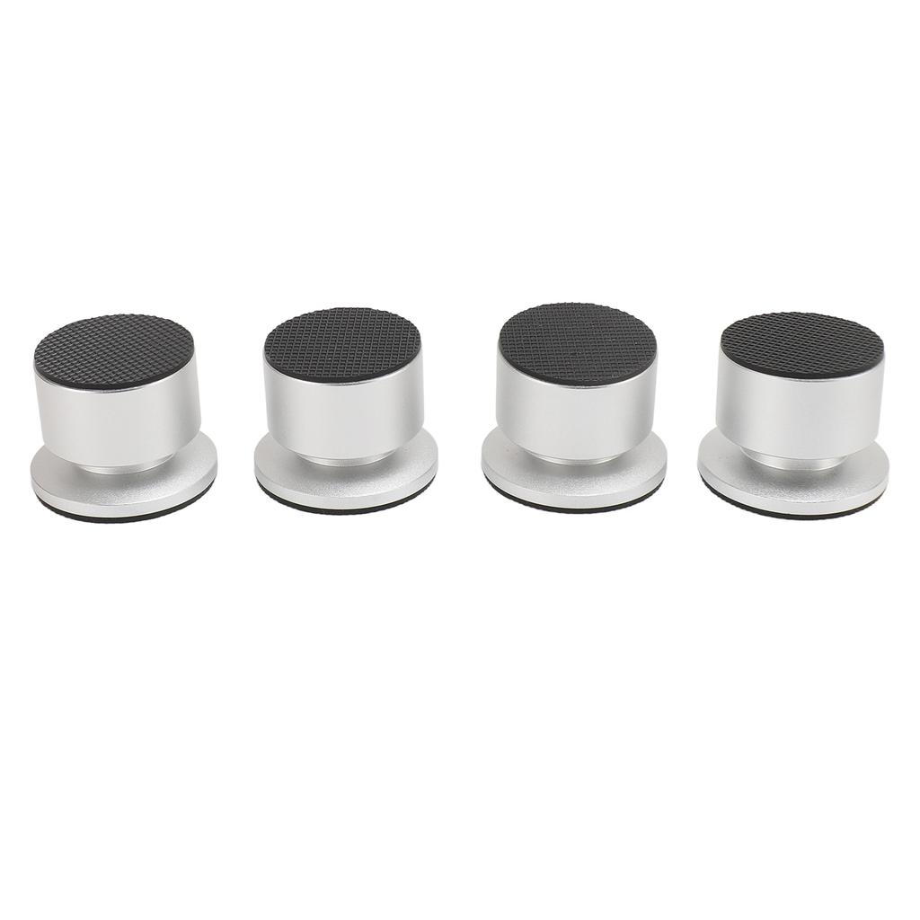 4Pcs Spker Isolation Feet Pad Aluminum Alloy Spker Spike Pad for Subwoofer Amplifier CD DVD Player