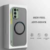 Matte Hülle Samsung Galaxy S24 S23 S22 Ultra Plus S21 S20 FE Für Magsafe Magnetic Charge Bumper Kameraschutz Cover funda