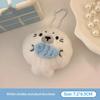 Cartoon Ocean Doll Pendant Plush Keychain Adorable Penguin Octopus Seal Plush Doll Backpack Hanging Decoration Accessories Present