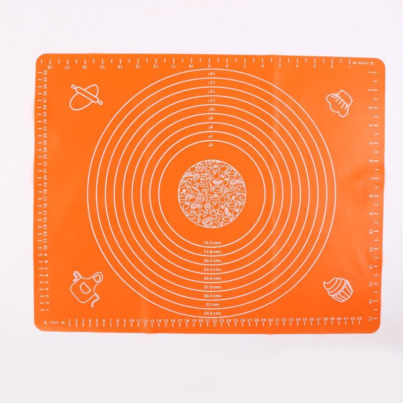 Silicone Kneading & Baking Mat - Heat-Resistant, Thick, Ideal for Dough, Noodles & Cutting