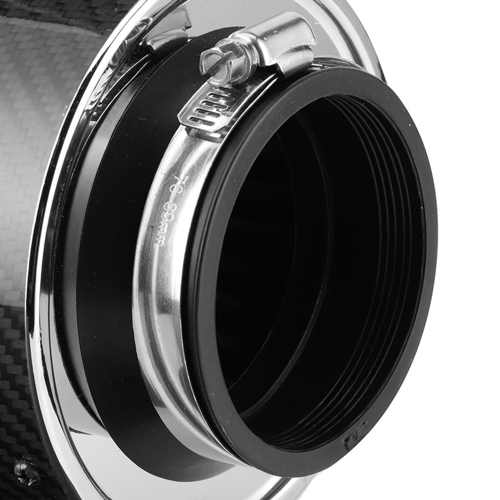 76mm   3in Universal Carbon Fiber Texture Auto Car Air Filter Replacement Accessories L