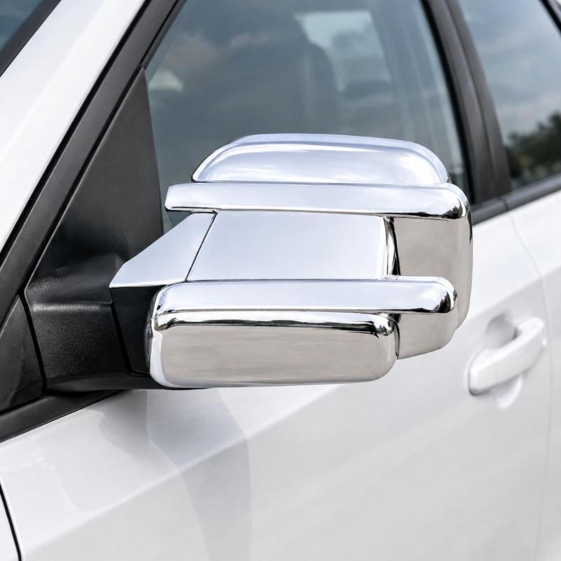 Replacement Exterior Mirror Covers for Listed 2008-2016 Vehicle Application, 1 ABS Pair for Left and Right Sides