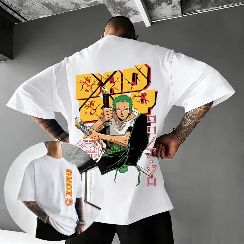 One Piece Zoro Anime T Shirt Men Women Cotton Short Sleeve Tee Summer 2026 Cartoon Graphic Tee Streetwear Casual Top Y2k Clothes