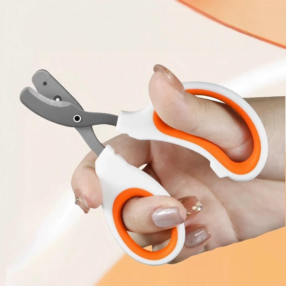 Cat Dedicated Stainless Steel Nail Clipper with Round Hole Pet Nail Clippers Toe Claw Trimmer for Small Dog Grooming Supplies