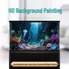 HD Elektrostatischer Aquarium Hintergrund: Kalligraphie & Malerei