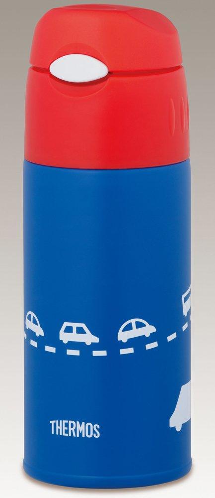 Thermos Vacuum Insulated Straw Sky SKY Cold Storage Bottle, 400ml, Blue, FHL-400F (For Only)