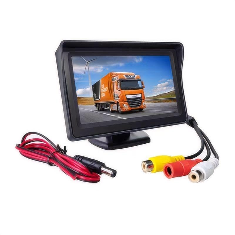 

AIEK 4,3-дюймовый 2 видеовхода для автомобилей, ЖК-монитор Minion Dash, монитор для парковки, /24V универсальный