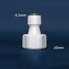 3/8" 1/4" Tube Reducing Tee 3 Ways Food Grade POM Quick Fitting Connector For Aquarium RO Water Filter Reverse Osmosis System