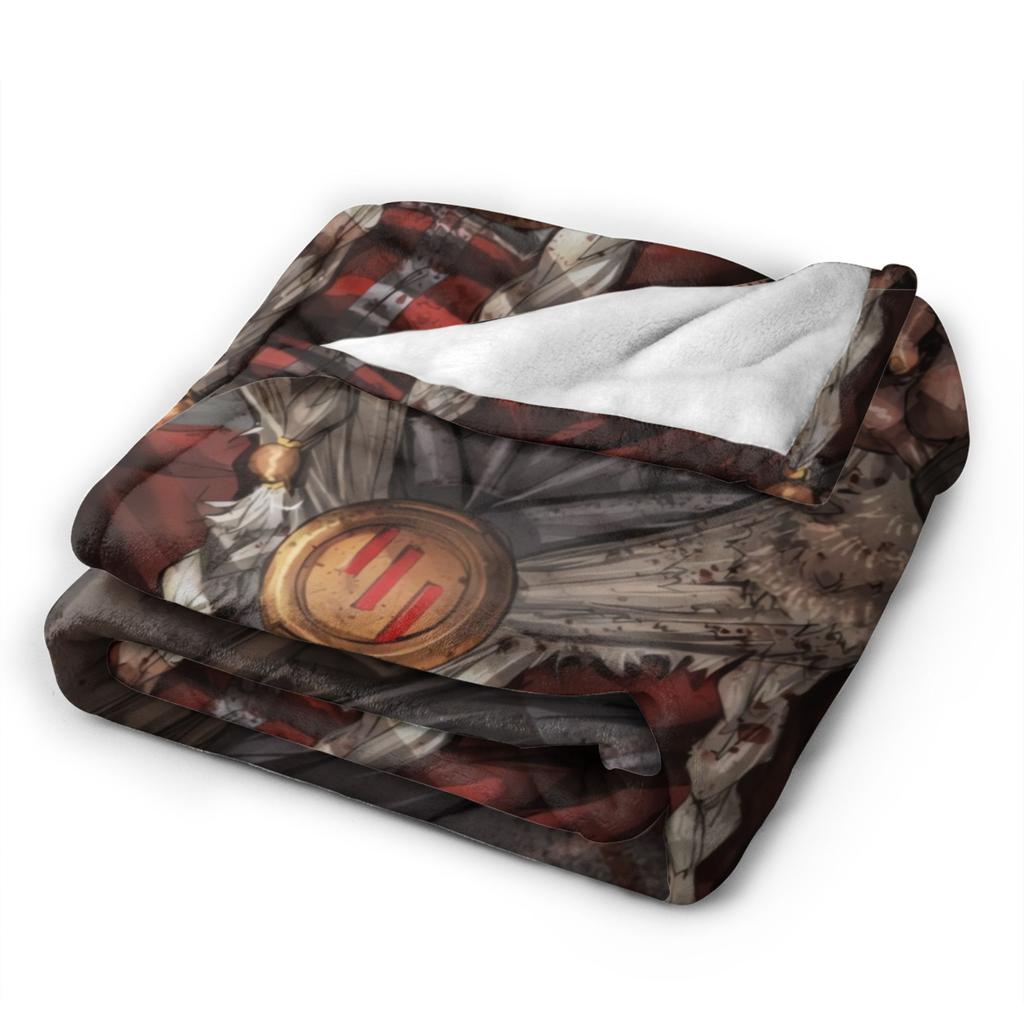 Soft Warm Blanket Picnic Thragg Invincible Villain Portrait Throw Blanket Flannel Bedspread For Home Decor Funny Sofa Bed Cover