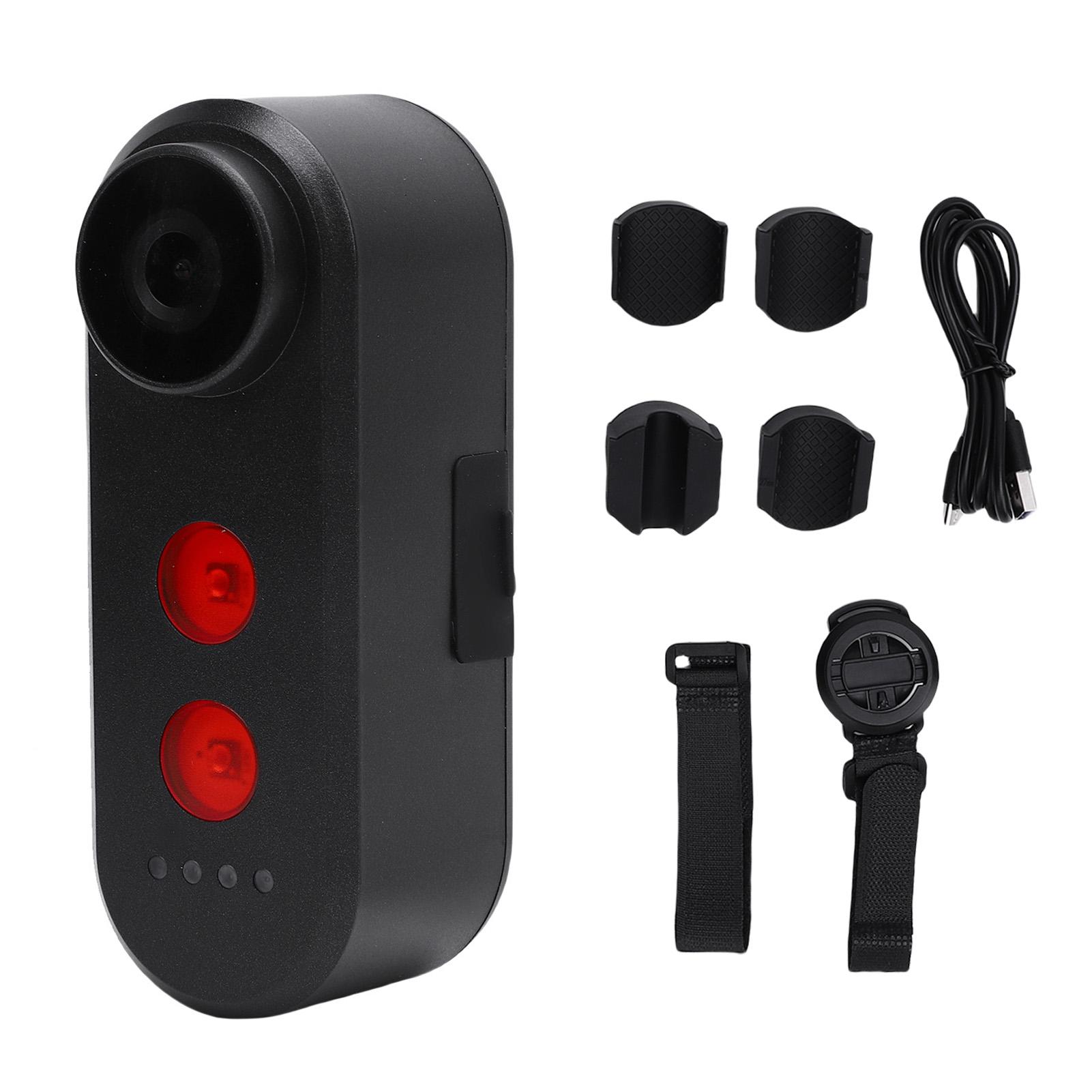 

Bike Camera with Tail Light 4K Rear View Water Proof for Mountain Road Electric Bikes Outdoor Cycling 32G