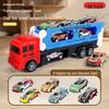 Children's Transforming Dinosaur Track Car with Storage, Alloy Material, Boys' Toy, Extended Edition 