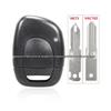 Renault 1-Button Straight-Type Remote Key Shell Without Battery Compartment, Blank NE73/Narrow VAC102